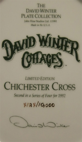 Chichester Cross Plate Chichester Cross Plate