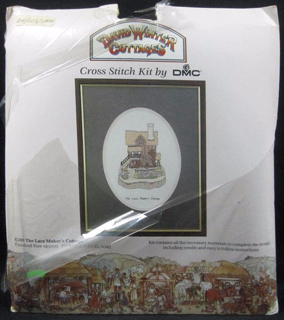 Lace Maker's Cottage Cross Stitch Kit Lace Maker's Cottage Cross Stitch Kit