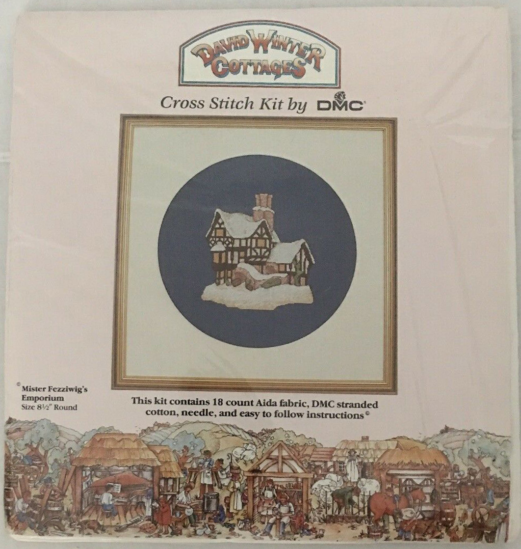 Mister Fezziwig's Emporium Cross Stitch Kit Mister Fezziwig's Emporium Cross Stitch Kit