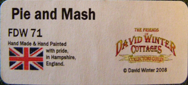 Pie and Mash