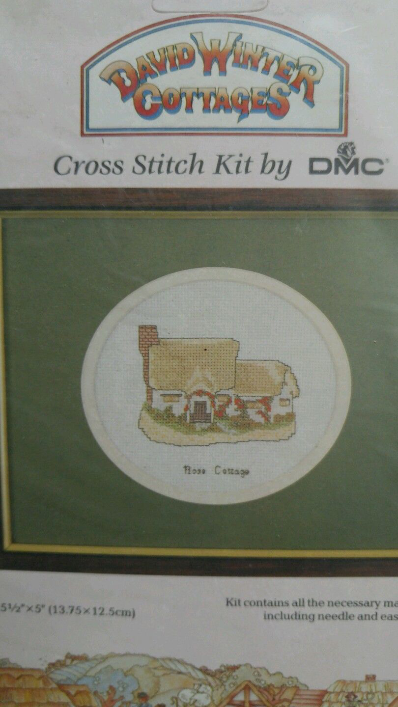 Rose Cottage Cross Stitch Kit Rose Cottage Cross Stitch Kit