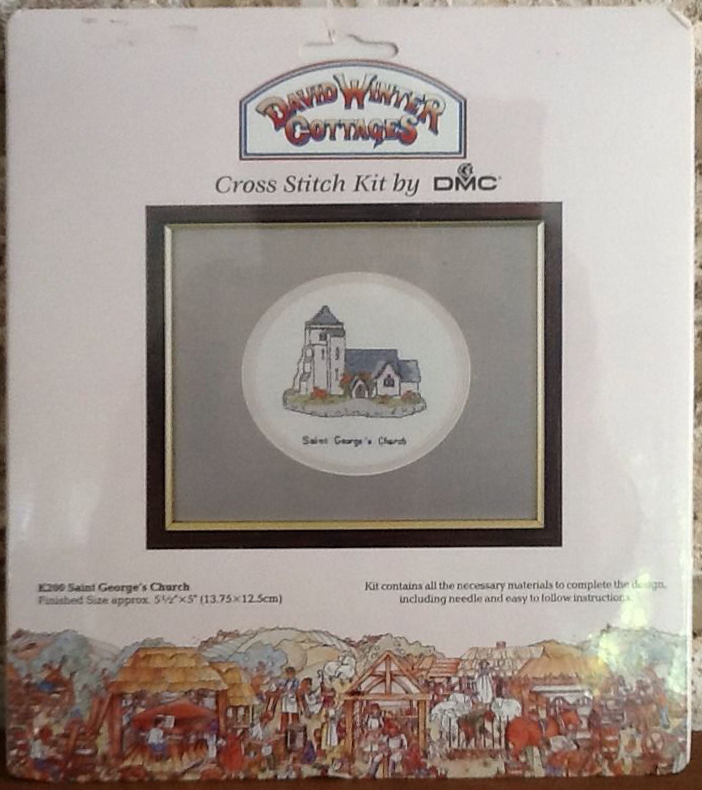 Saint George's Church Cross Stitch Kit Saint George's Church Cross Stitch Kit