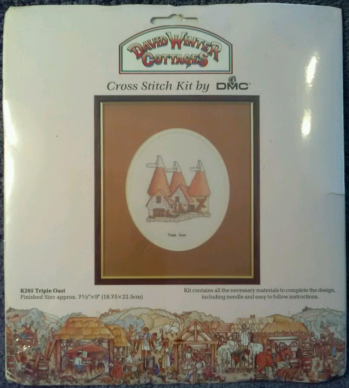 Triple Oast Cross Stitch Kit Triple Oast Cross Stitch Kit