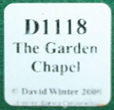 Christmas Ornaments - The Garden Chapel