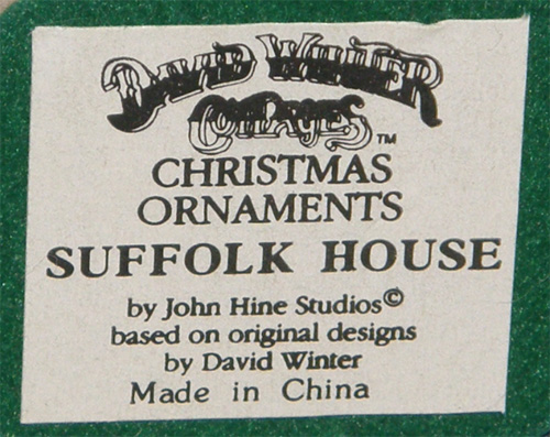 Christmas Ornaments - Suffolk House